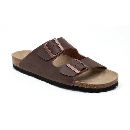 Men's Brown Malibu Sandals Open Toe Casual - VibreMode