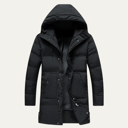 Radcliffe Men's Down Parka Jacket Warm Hooded - VibreMode