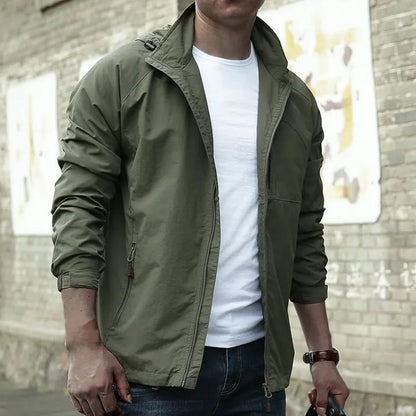 Men's Waterproof Cargo Jacket Breathable