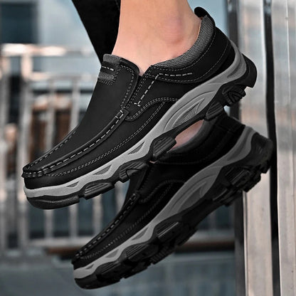 Men's Slip-On Loafers Round Toe Casual