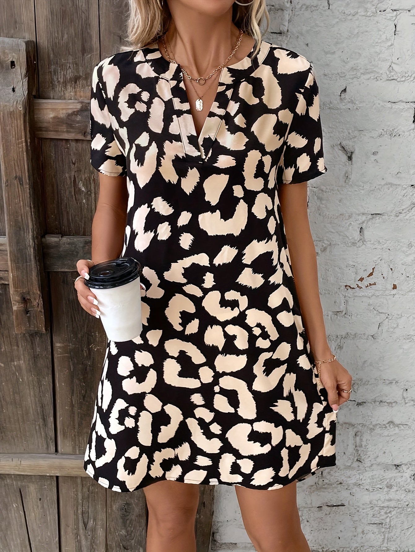 Relaxed Fit Summer Women's Floral Dress