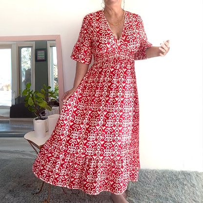 Floral Chic Summer Dress