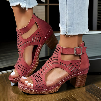 Chic High Heel Summer Sandals