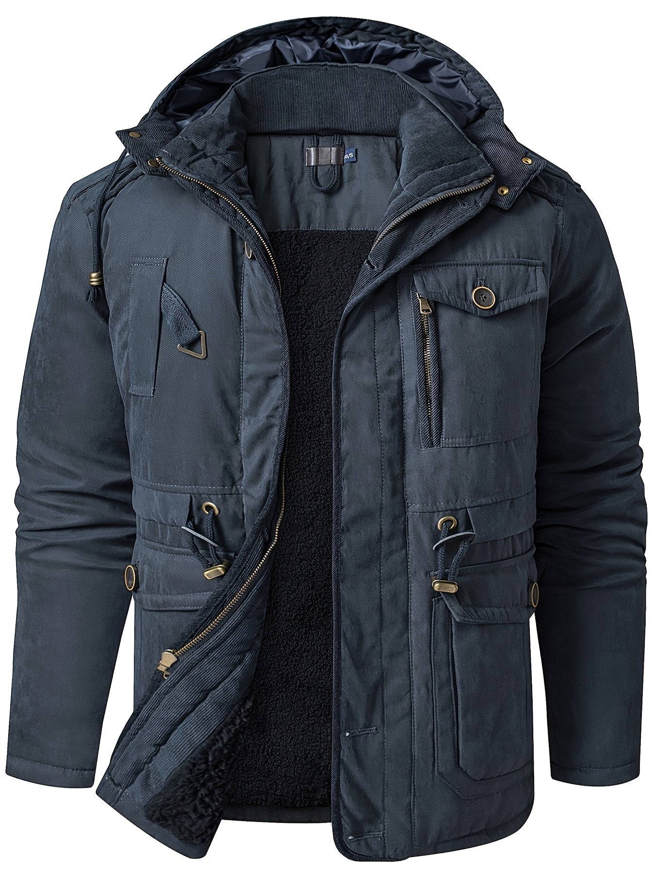 Men's Thick Padded Winter Jacket Outdoor
