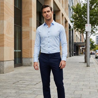 Men's Wrinkle-Resistant Dress Shirt