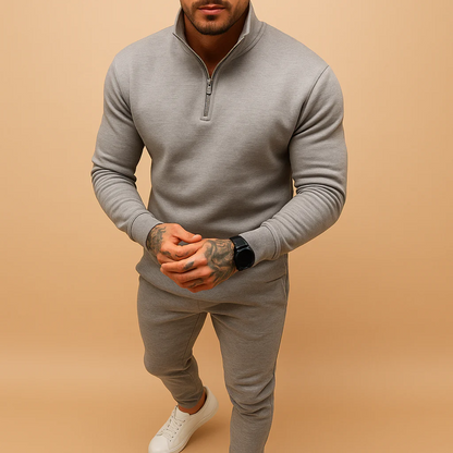 Men's Cotton Hoodie Jogger Set