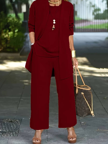 Women's 3 Piece Pants Set