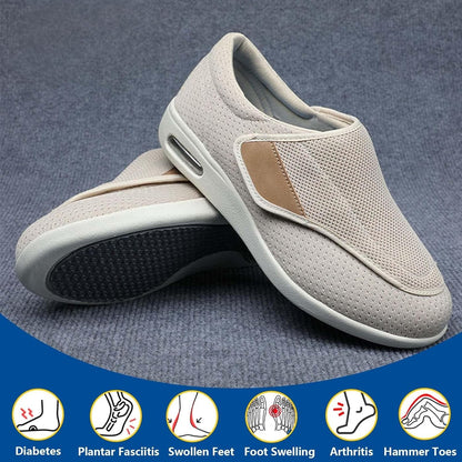 Comfortable Wide Fit Women's Walking Shoes with Air Cushion