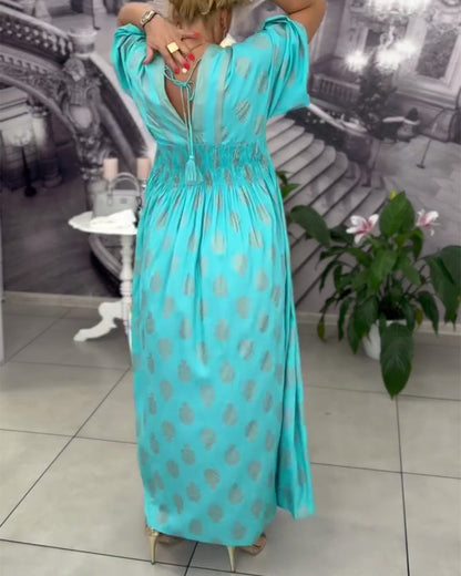 Flowy Summer Floral Maxi Dress