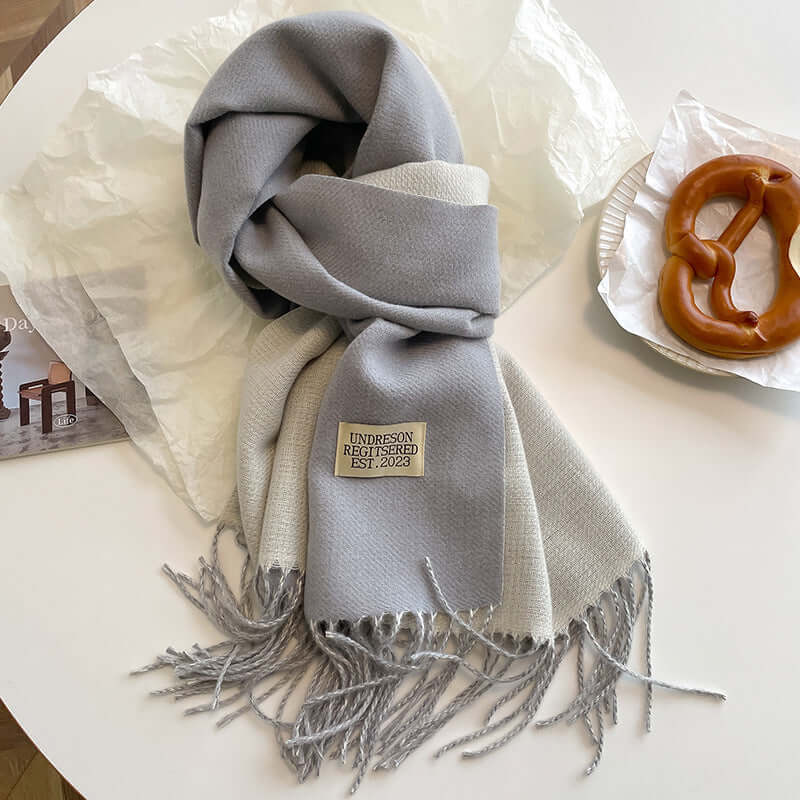 Women's Reversible Soft Silk Scarf