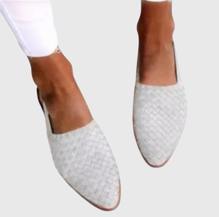 Comfortable Womens Canvas Slip On Flats Shoes