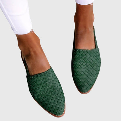 Comfortable Womens Canvas Slip On Flats Shoes