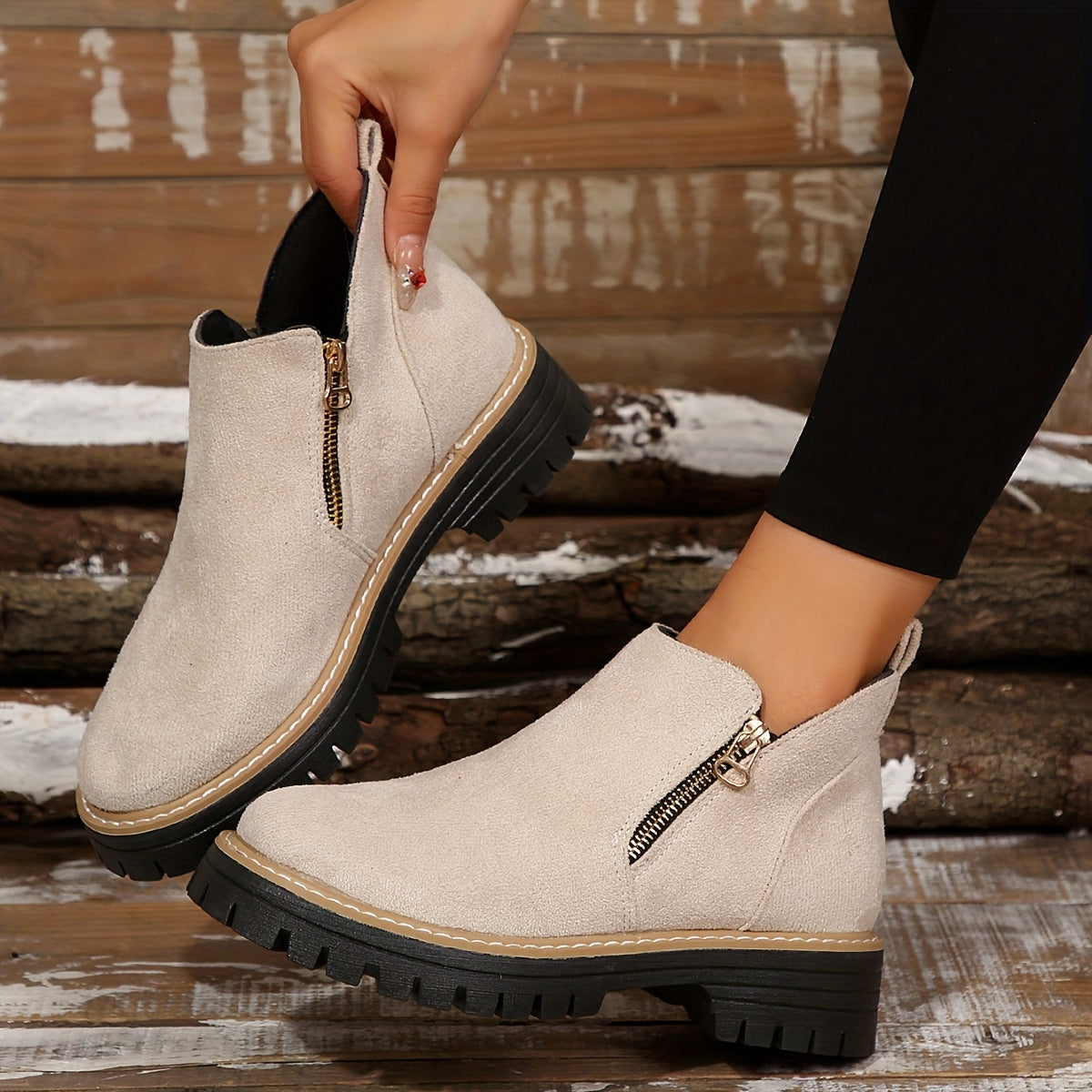 Comfortable Women's Ankle Boots with Arch Support
