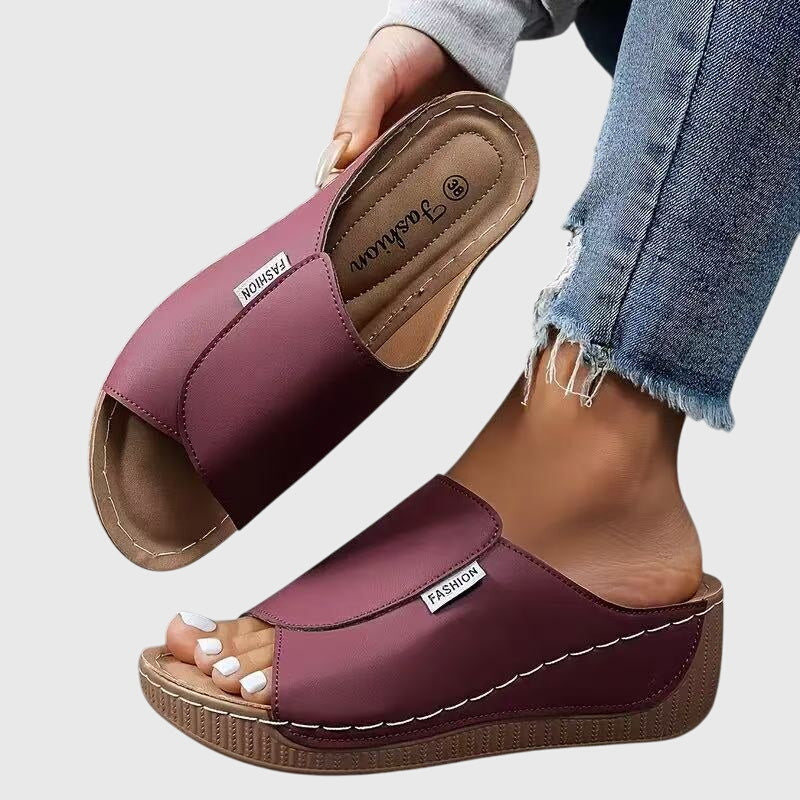 Ladies High Heel Summer Sandals Open Toe - VibreMode