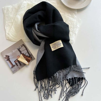 Women's Reversible Soft Silk Scarf