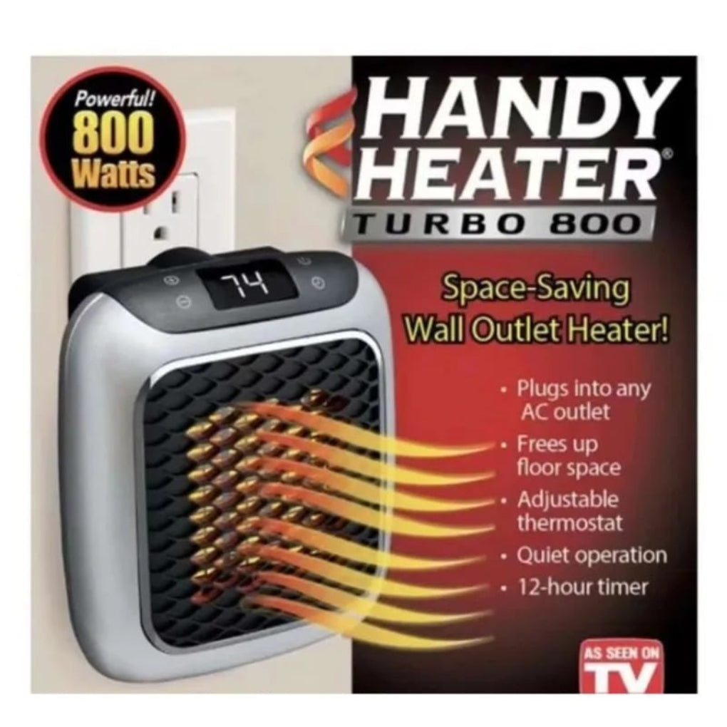 Compact 800W Electric Space Heater Portable