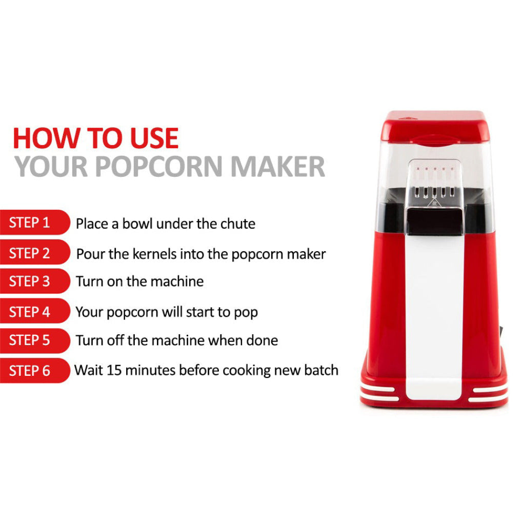 Electric Popcorn Maker 1200W