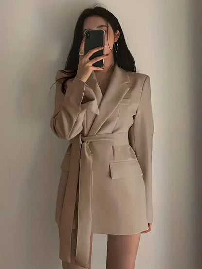 Women's Blazer Coat Wool Versatile