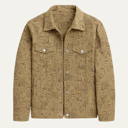 Men's Quilted Cotton Jacket Lightweight Insulated - VibreMode