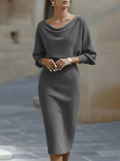Chic Flowy Knee Length Dress