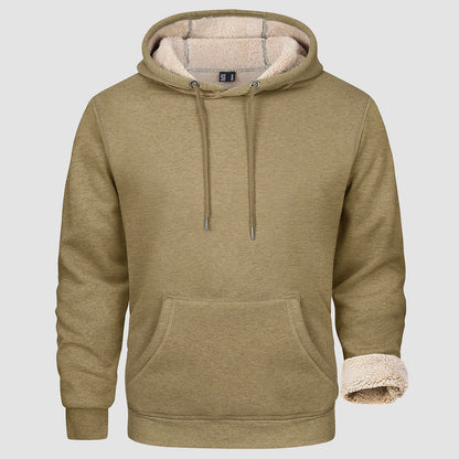 Men's Fleece Hoodie Sweatshirt Warm