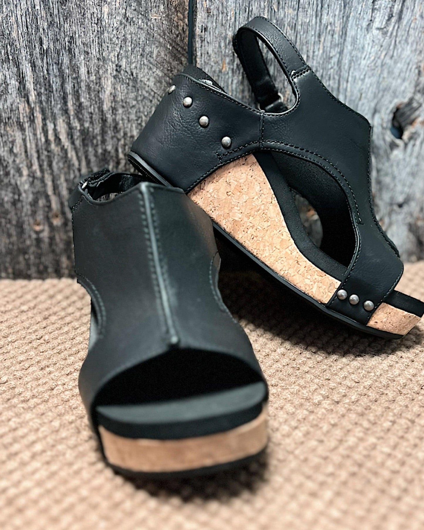 Comfortable Vegan Heel Sandals