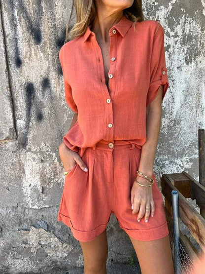 Comfortable Athletic Shorts and Top Outfit