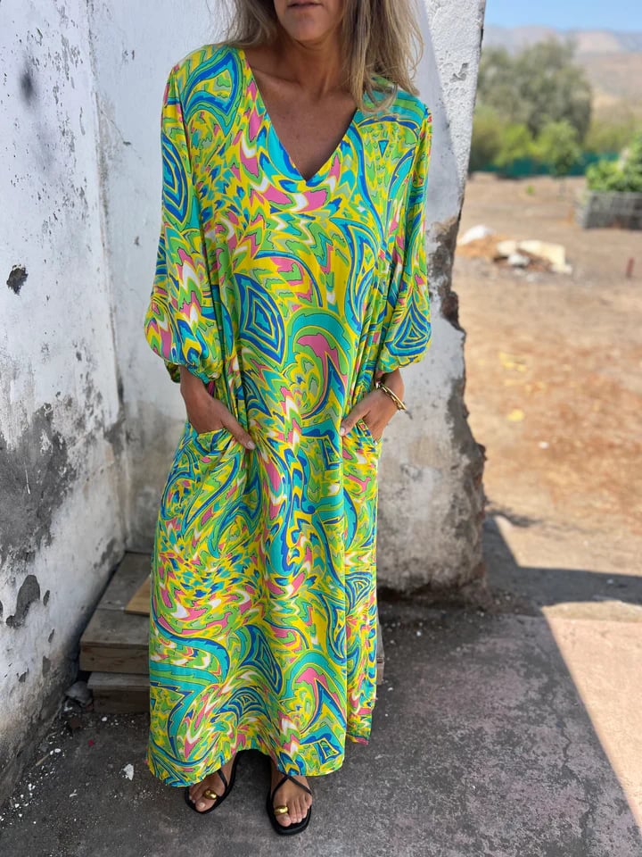 Bohemian Long Summer Dress - VibreMode