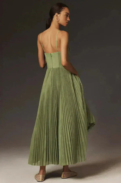 Elegant Floral Strap Maxi Dress for Women