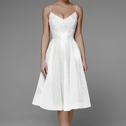 Women's Evening Dress Symmetry Line - VibreMode