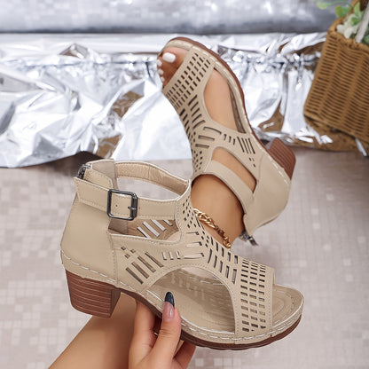 Chic High Heel Summer Sandals