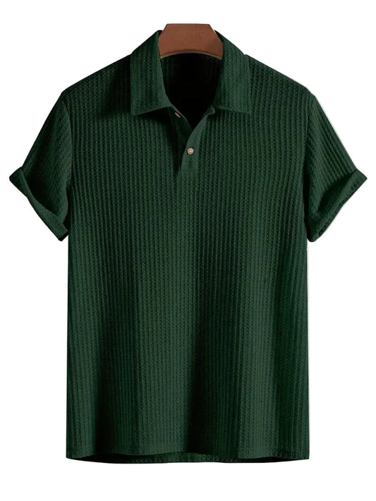 Men's Casual Polo Shirt Breathable Cotton - VibreMode