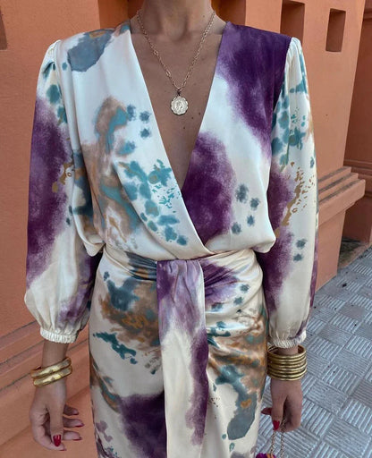 Women's Summer Blouse Skirt Set