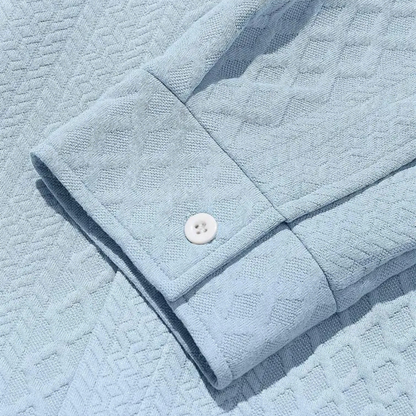 Men's Knit Business Casual Shirt