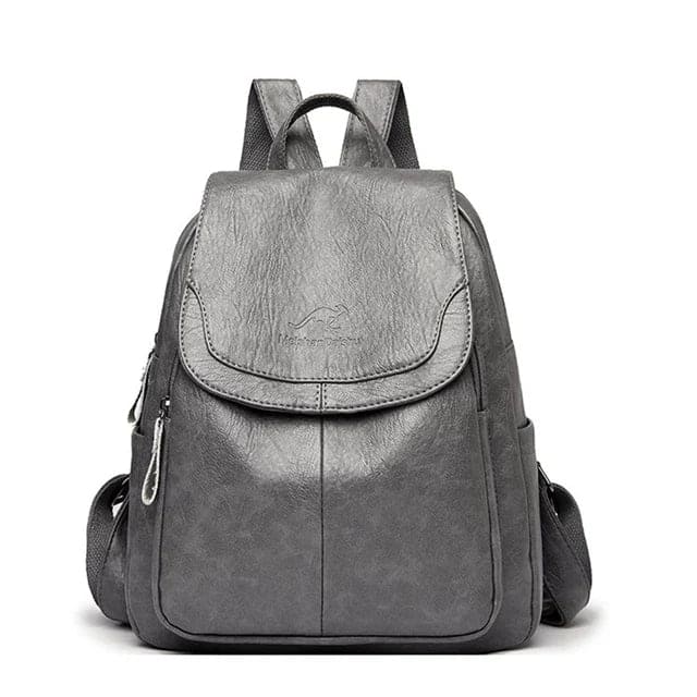 Women's Leather Anti-Theft Backpack