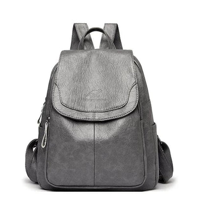 Women's Leather Anti-Theft Backpack