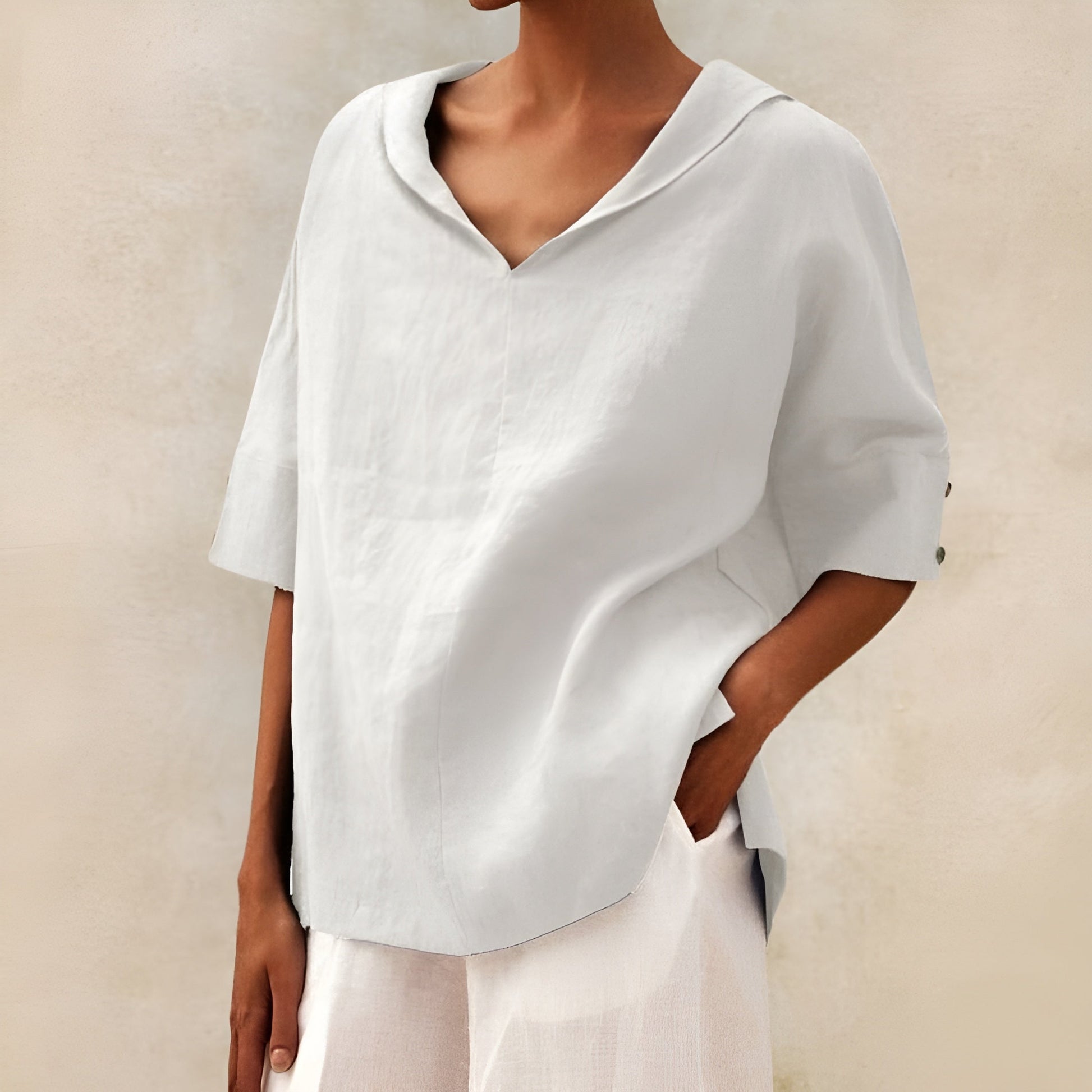 Relaxed Fit Women's Blouse - VibreMode