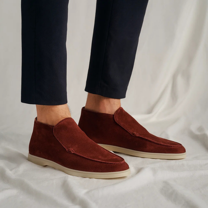 Marceli Men's Suede Loafers Chukka Brown