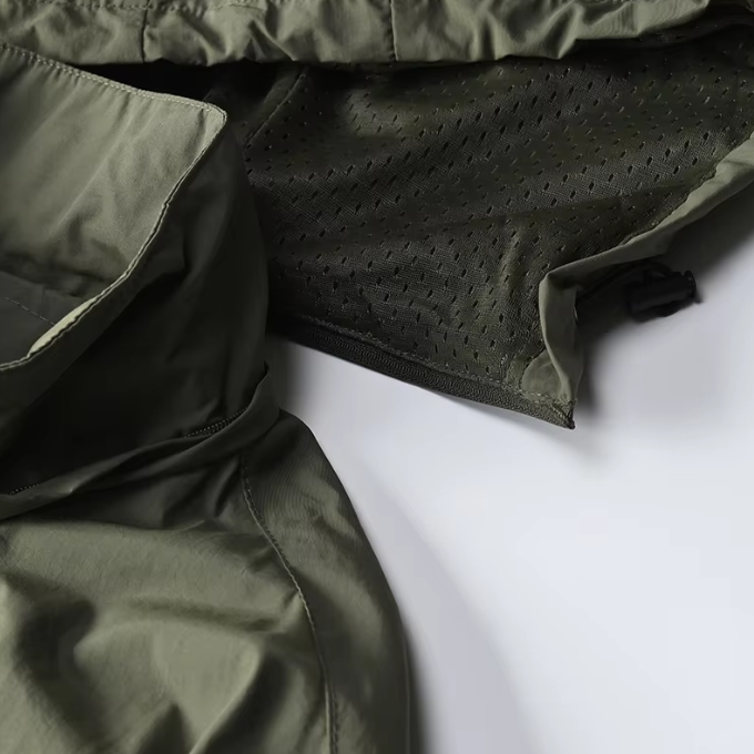 Water-Resistant Hooded Jacket