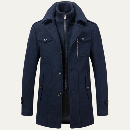 Men's Wool Blend Winter Coat