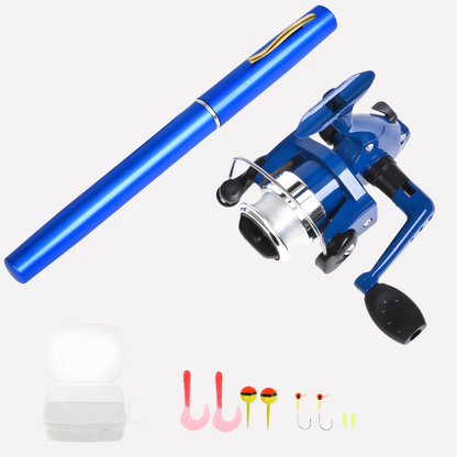 Portable Telescopic Fishing Rod Reel Set Compact