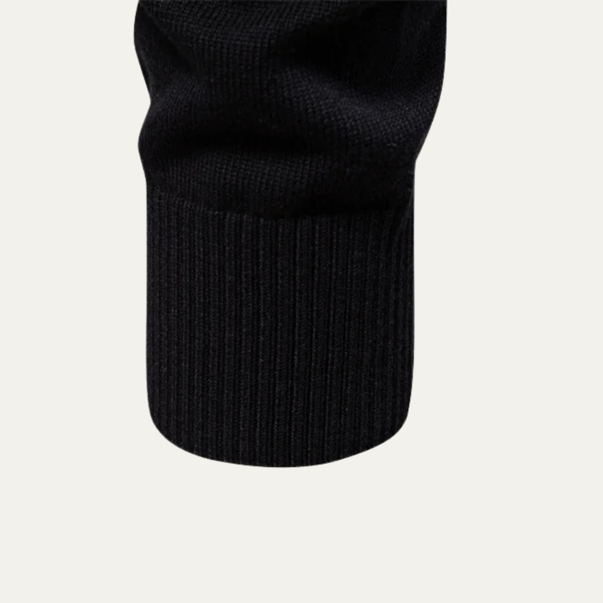 Men's Half Zip Wool Blend Sweater