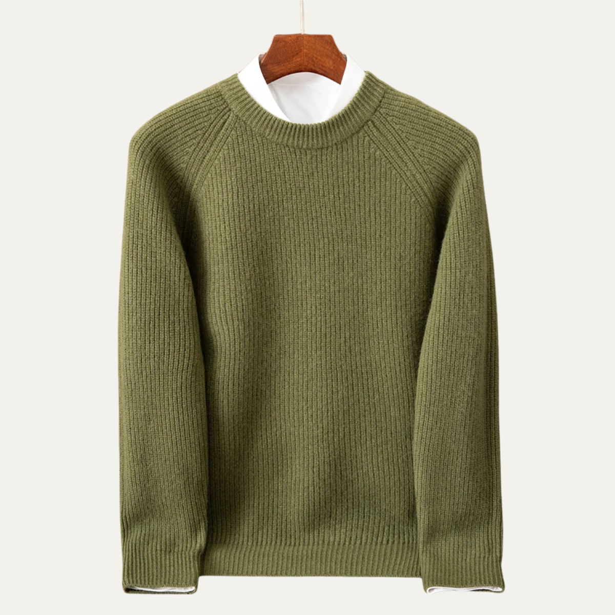 Men's Merino Wool Crew Neck Sweater
