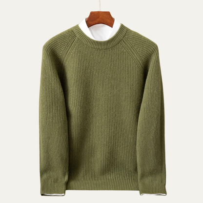 Men's Merino Wool Crew Neck Sweater