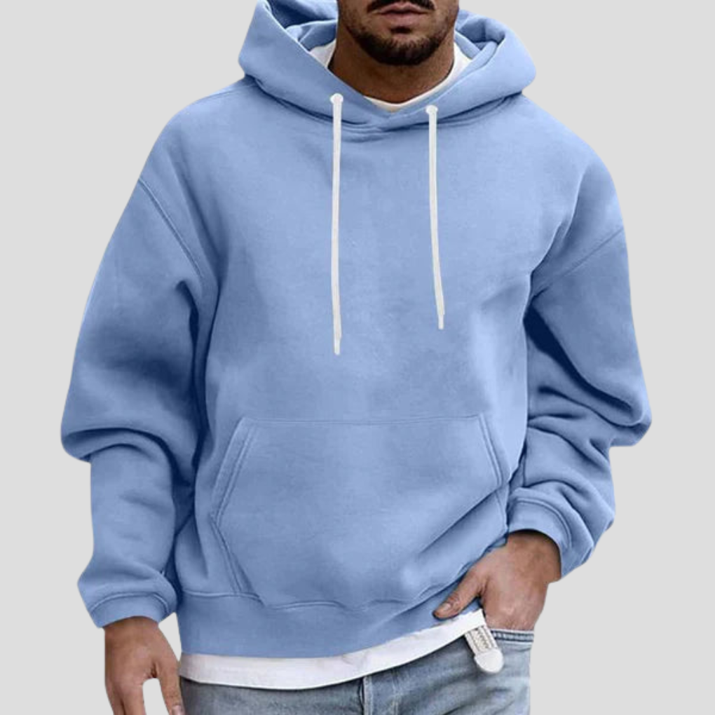 Men's Hooded Sweatshirt with Pockets - VibreMode