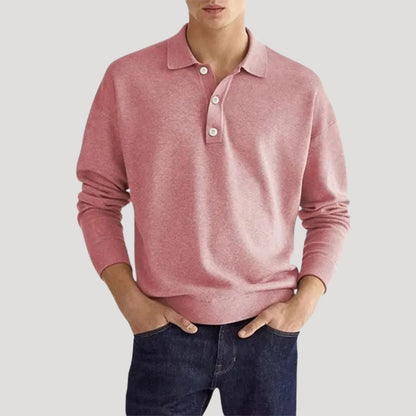Men's Classic Spring Polo Sweater