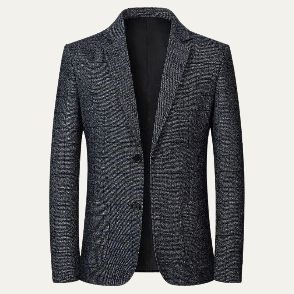 Men's Classic Plaid Blazer Check Pattern - VibreMode