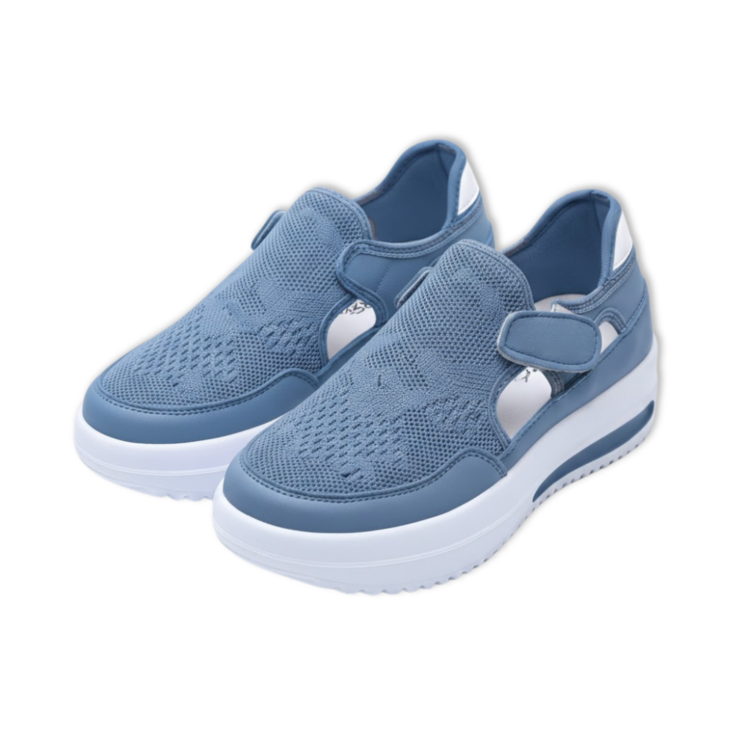 Fashionable Cut Out Canvas High Top Sneakers