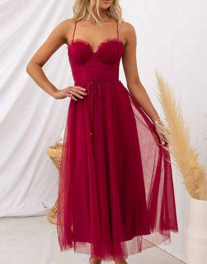 Women's Sleeveless Maxi Dress V-Neck Lightweight