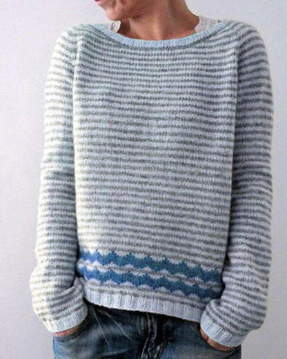 Women's Retro Pattern Sweater Autumn